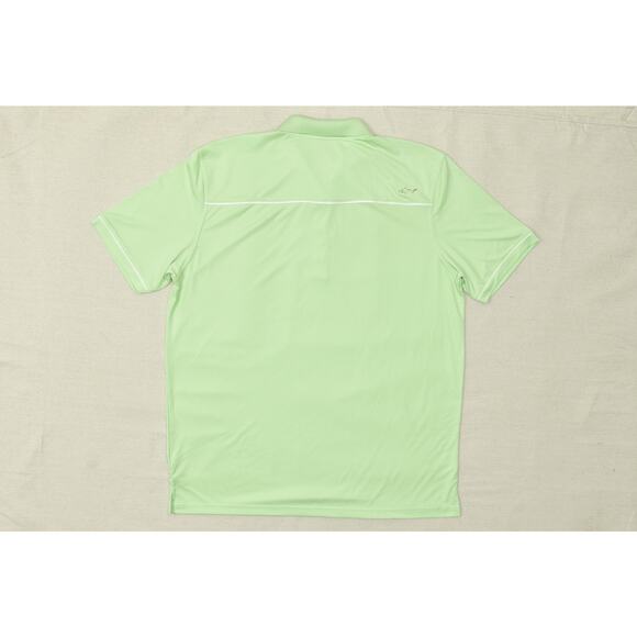 NEW Greg Norman Play Dry Men's Polo Shirt Big & Tall Size XXL Green Polyester - Picture 2 of 8